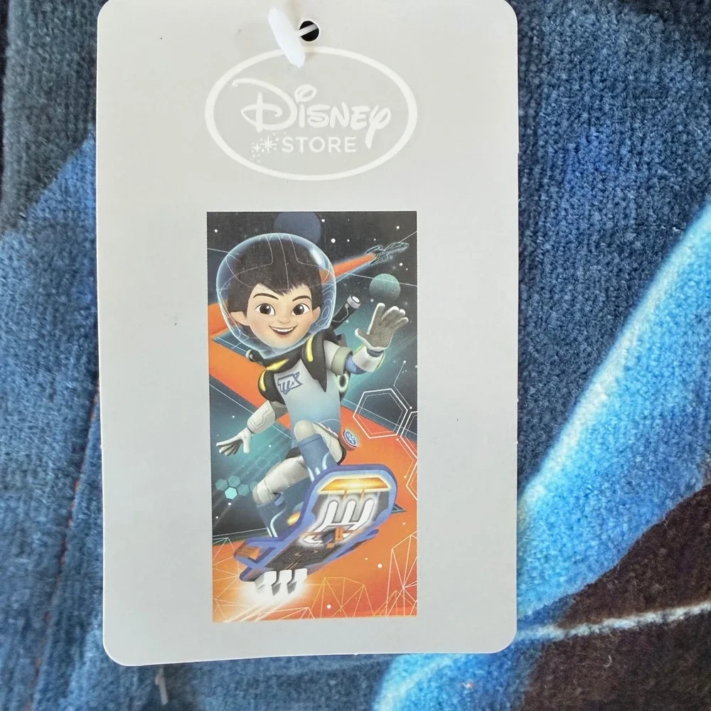 Disney Store Miles from Tomorrowland Beach Towel Space Galactic 30x60 New